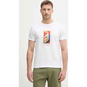 Bavlněné tričko Trussardi G0688000163N bílá 00X, vel. L