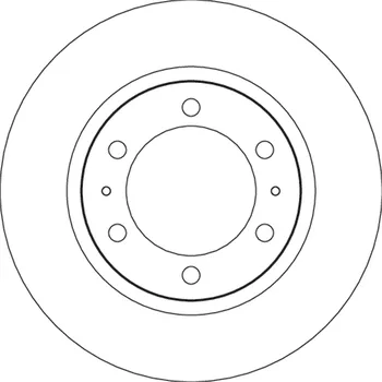 Brzdový kotouč Brzdový kotouč TRW DF6726S