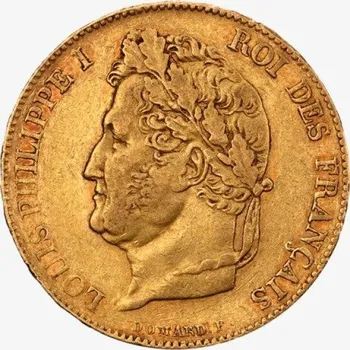 20 franků Louis Philippe I | Zlato | 1830-1848