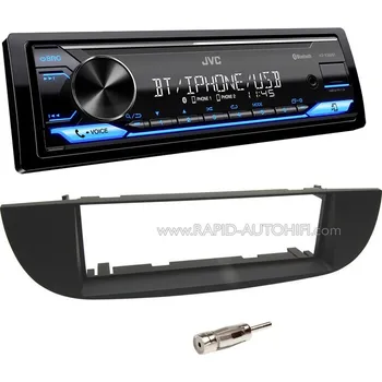 Audio Autorádio FIAT 500 JVC KD-X382BT Bluetooth s instalační sadou