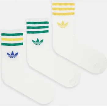 Pánské ponožky Ponožky adidas Originals 3-pack KD8250 béžová 01X, vel. 34/36
