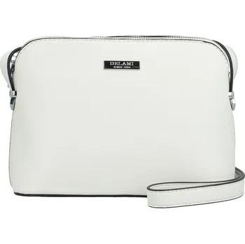 Módní dámská crossbody kabelka Delami Glamore, bílá
