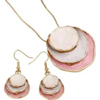 Náhrdelník Květinový dámský přívěskový náhrdelník | šperk 2+1 ks - 2