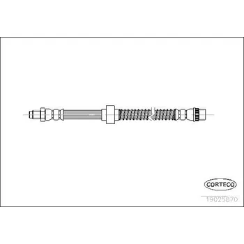 Auto-moto Brzdová hadice CORTECO 19025870