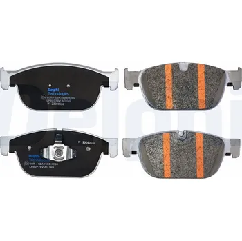 Brzdová destička Sada brzdových destiček, kotoučová brzda DELPHI LP5077EV
