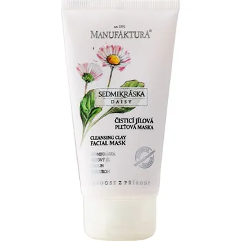 Pleťová maska Manufaktura Čisticí jílová pleťová maska SEDMIKRÁSKA 75 ml