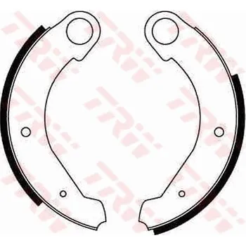 Brzdová čelist Sada brzdových čelistí TRW GS8053