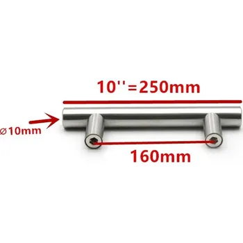 Nábytkové kování Nerezové nábytkové madlo moderní | úchytka - 10 palců 160 mm