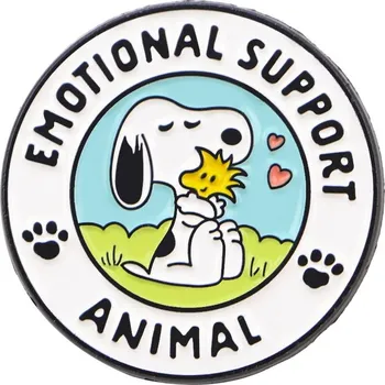 Smaltovaný odznak pes roztomilý motiv | brož - 1