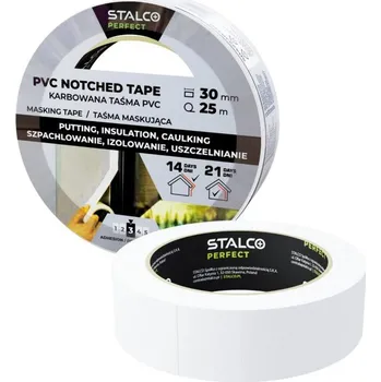 Lepicí páska Páska lepící PVC, vroubkovaná, 30 mm x 25 m, STALCO