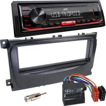 Audio Autorádio FORD Focus 2007-2010 JVC KD-X162 s instalační sadou