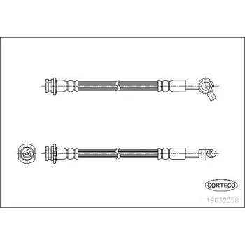 Brzdová hadice Brzdová hadice CORTECO 19032358