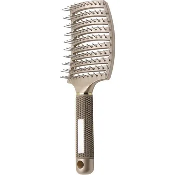 kartáč na vlasy Rozčesávací masážní kartáč na vlasy | hřeben - zlatá bezsrstá