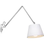 RENDL ASHLEY nástěnná bílá chrom 230V LED E27 15W R12482