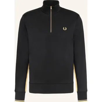 Pánská mikina Fred Perry Pánský Sweat-Troyer, černá, XXL