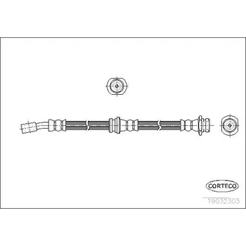 Brzdová hadice Brzdová hadice CORTECO 19032303