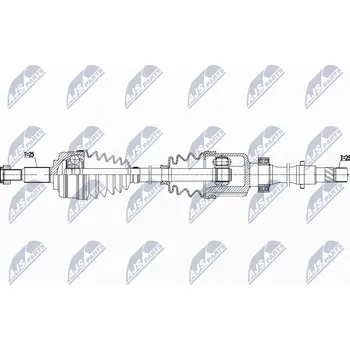 Poloosa kola Hnací hřídel AJS Parts NPW-RE-179