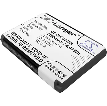 Baterie pro mobilní telefon Baterie pro Nokia 3310/3330/1220/1260/3560/5510/6650/6800 a další, 1100mAh, Li-Ion