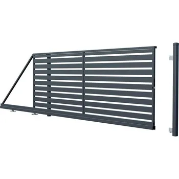 Plot Polargos Safir brána posuvná, šířka 4000 x výška 1490 mm, bez pohonu LEVÁ