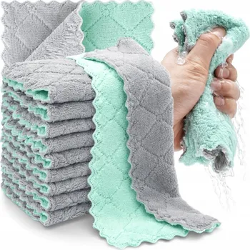 Utěrka Utěrka kuchyňská Koda z mikrovlákna šedá 25x25 cm 10 ks