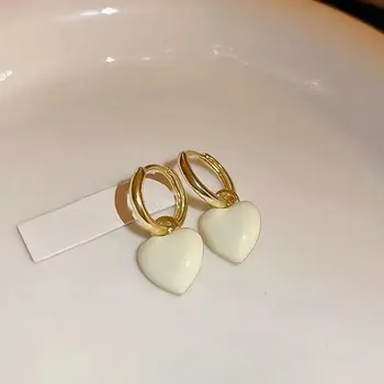 Náušnice 2 ks Náušnice srdce vintage visací | šperk - 661938