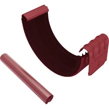 okap Spojka žlabová ROBUST rozvinutá šířka 250 mm – ocelově červená