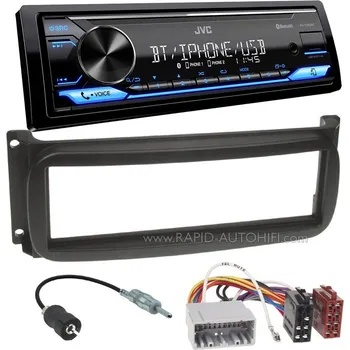 Audio Autorádio JEEP Cherokee 2002-2007 JVC KD-X382BT Bluetooth s instalační sadou