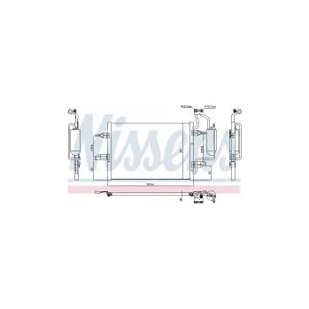 Motor automobilu Chladič klimatizace NISSENS 94624