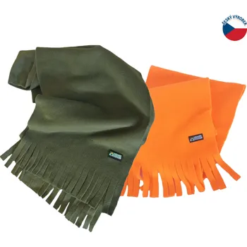 Šála ZÁHOŘÍ Rudel Myslivecká šála dětská - fleecová Barva: Zelená