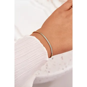 Náramek Boto Náramek Žmijka ze chirurgické oceli zlatý Barva: Zlatá, Velikost: ONE SIZE