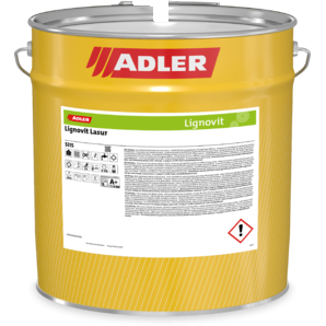 Adler LIGNOVIT LASUR (Vodouředitelná tenkovrstvá lazura) báze W30 Balení: 4L + dárek k objednávce nad 1000Kč