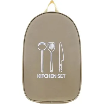 Cestovní taška Kempingová taška na kuchyňské náčiní | cestovní organizér - Khaki