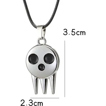 Přívěsek Soul eater lebka přívěsek | šperk - Stříbro
