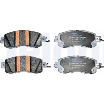 Brzdový systém Sada brzdových destiček, kotoučová brzda DELPHI LP5003EV