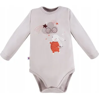 Eevi BODY Dlouhý Rukáv KOJENECKÉ 80 Šedý Králík