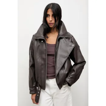 Pánské oblečení Bunda Answear.LAB 23505.fak hnědá 89X, vel. M