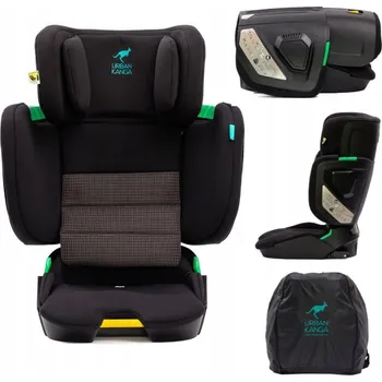 Autosedačka Skládací autosedačka Isofix WALLAROO, černá