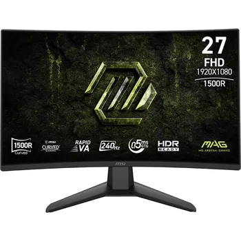 Monitor MSI MAG 274CF X24 27" VA FHD 240Hz 0,5ms Černá 3R