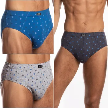 Slipy LAMA 110/20 pánské slipy, přiléhavé slipy 100% BAVLNA 3 - 3XL