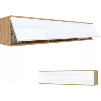 Komoda Závěsná TV Skříňka/Komoda SIMPLY UP Craft Bílá Lesklá 160