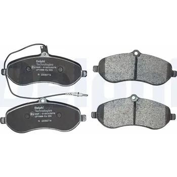 Brzdový systém Sada brzdových destiček, kotoučová brzda DELPHI LP1995