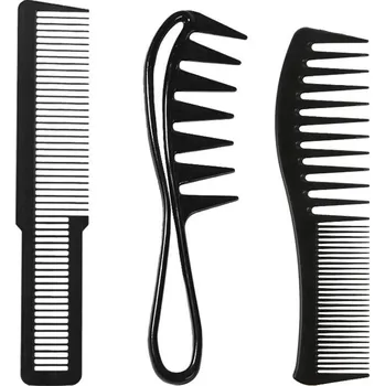 hřeben Rozčesávací hřeben na kudrnaté vlasy | kadeřnická pomůcka - Sada 3 kusů