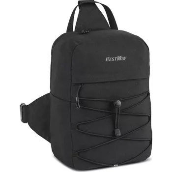 Městský batoh Pánský crossbody batoh přes rameno černý - Bestway 40341-0100 | Cooltovka.cz - kompaktní, stylový a praktický na každodenní nošení do města i na cesty.