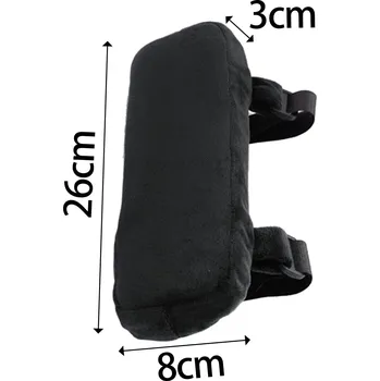 Příslušenství k židli Chrániče loktů na kancelářskou židli | doplněk k židli, ochrana loktů - Černá B.