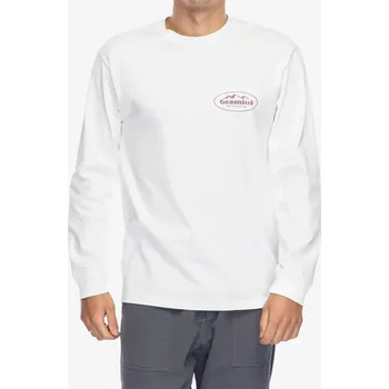 Pánské tričko Longsleeve Gramicci Mountaineering LS Tee - white