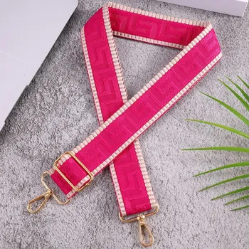 Kabelka Nylonový crossbody popruh ke kabelce | ramenní popruh, kabelkový doplněk - Růžová