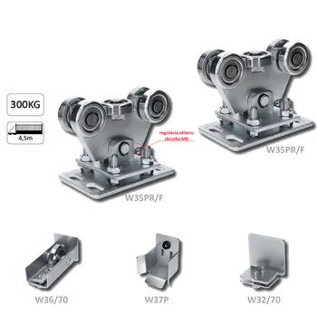 Pohon brány Samonosný bez profilu do 300 kg / 4,5 m
