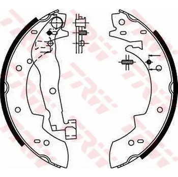 Brzdová čelist Sada brzdových čelistí TRW GS6190