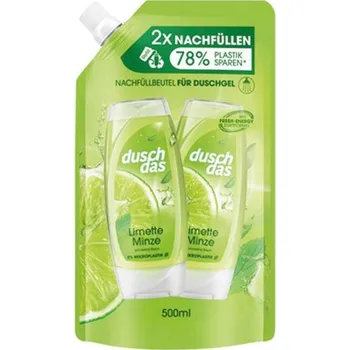 Sprchový gel Duschdas Sprchový gel Limetka a máta 500ml - náhradní náplň