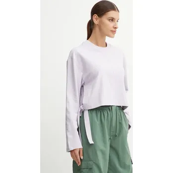 Dámská mikina Mikina na jógu adidas Performance IX0474 fialová 04X, vel. L